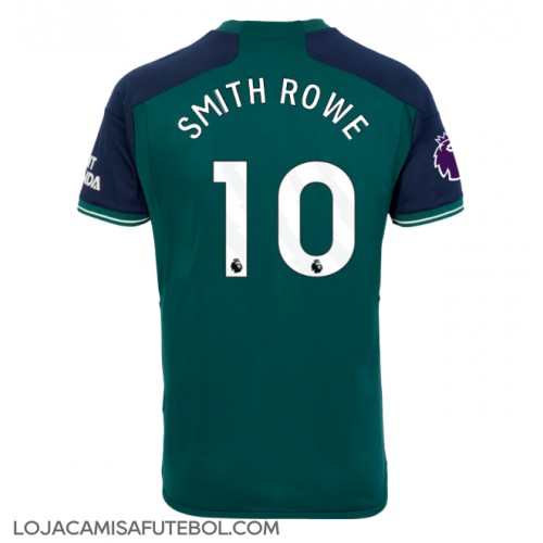 Camisa de Futebol Arsenal Emile Smith Rowe #10 Equipamento Alternativo 2023-24 Manga Curta